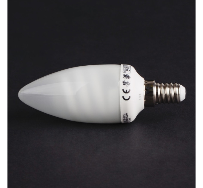 Лампа енергозберігаюча 11W/840 E14 NW C37 220V