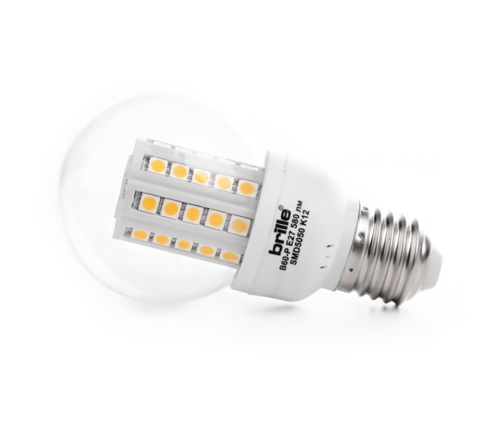Лампа светодиодная LED 5W E27 WW B60-P 220V