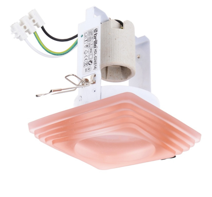 Світильник точковий декоративний HDL-G24 pink (Е14)