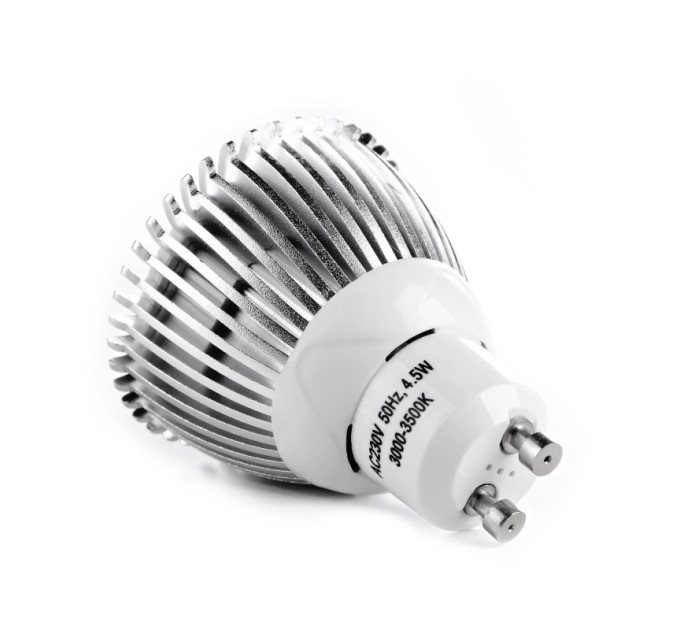 Лампа світлодіодна LED 4.5W GU10 COB WW MR16 220V