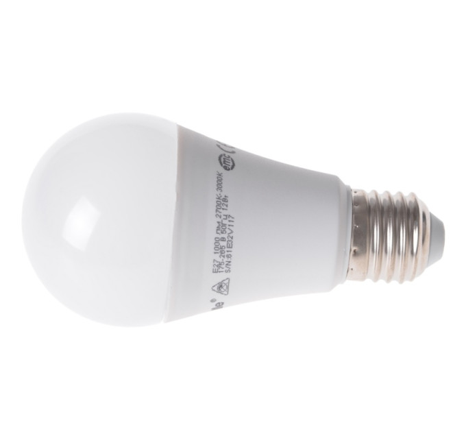 Лампа світлодіодна LED 12W E27 WW A60-PA 220V