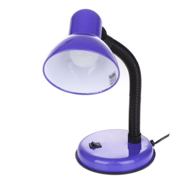 Настільна лампа на гнучкій ніжці офісна MTL-02 Violet