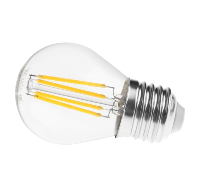 Лампа філаментна LED 4W E27 COG NW G45 220V