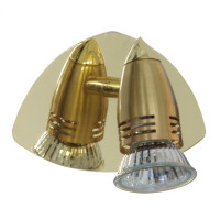 Светильник настенный накладной спот HTL-25/1 Brass matt/Polished brass