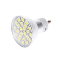 Лампа світлодіодна LED 3.3W GU10 CW MR16 (LedLumen) 220V