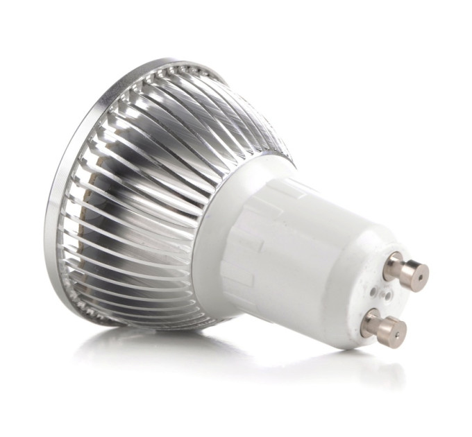 Лампа светодиодная LED 4.6W GU10 WW MR16 220V