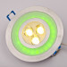 Світильник точковий LED-103A/3W WW+2W Green 60
