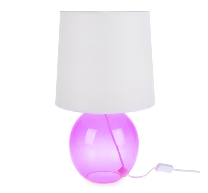 Настільна лампа в сучасному стилі з абажуром TL-180 Pink E27