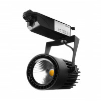 Светильник трековый поворотный LED 410/24W NW BK COB