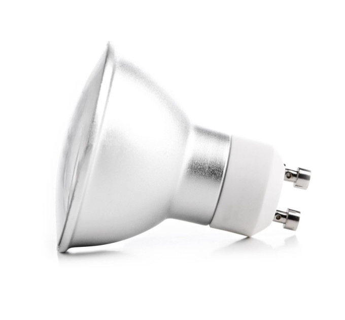 Лампа светодиодная LED 3.3W GU10 CW MR16 220V