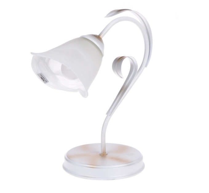 Настільна лампа флористика декоративна BKL-468T/1 E27 WH