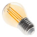 Лампа світлодіодна LED 4W E27 COG WW G45 Amber 220V