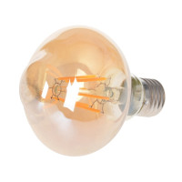 Лампа светодиодная LED 6W E27 COG WW T80 Amber 220V