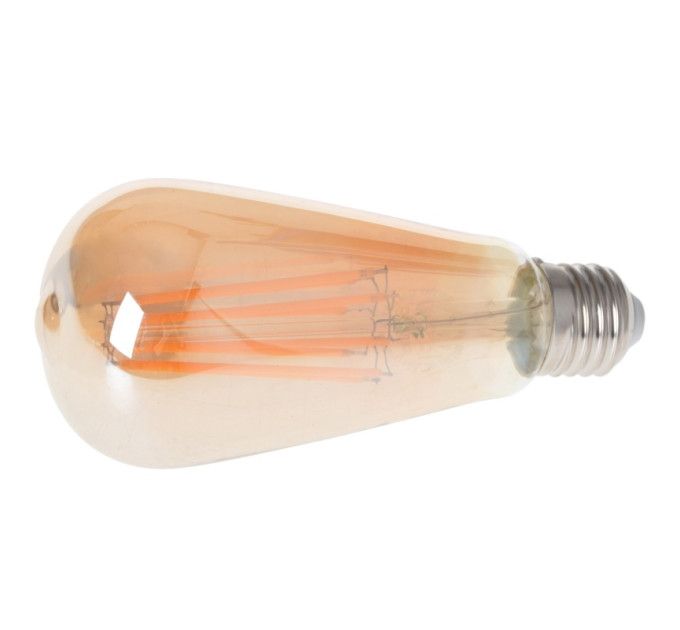 Лампа светодиодная LED 9W E27 COG WW ST64 Amber 220V