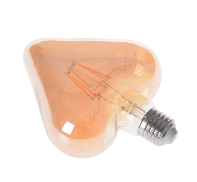 Лампа светодиодная LED 6W E27 COG WW L124 Amber 220V