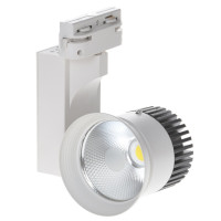 Светильник трековый поворотный LED KW-54/15W NW WH/BK