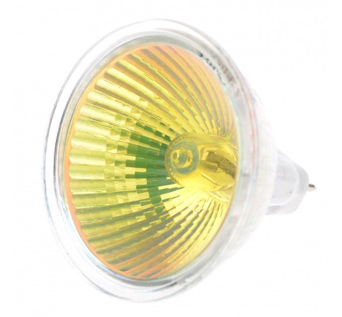 Лампа галогенная 50W GU5.3 MR16 (36) Yellow Br 12V