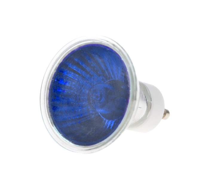 Лампа галогенная 50W GU10 MR16 (36) Blue 220V