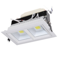 Светильник потолочный LED встроенный LED-233/2x20W CW