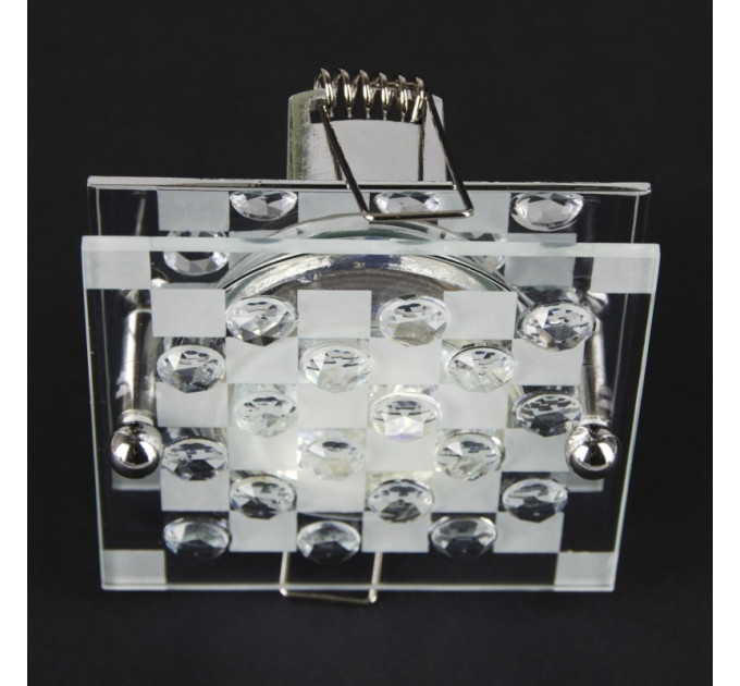 Светильник точечный декоративный HDL-G120 CHR/WHITE MR16