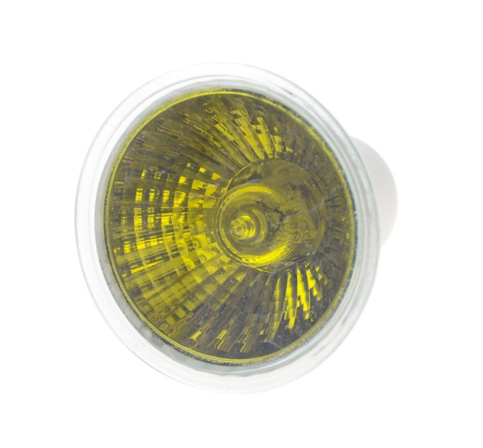 Лампа галогенна 50W GU10 MR16 (36) Yellow 220V
