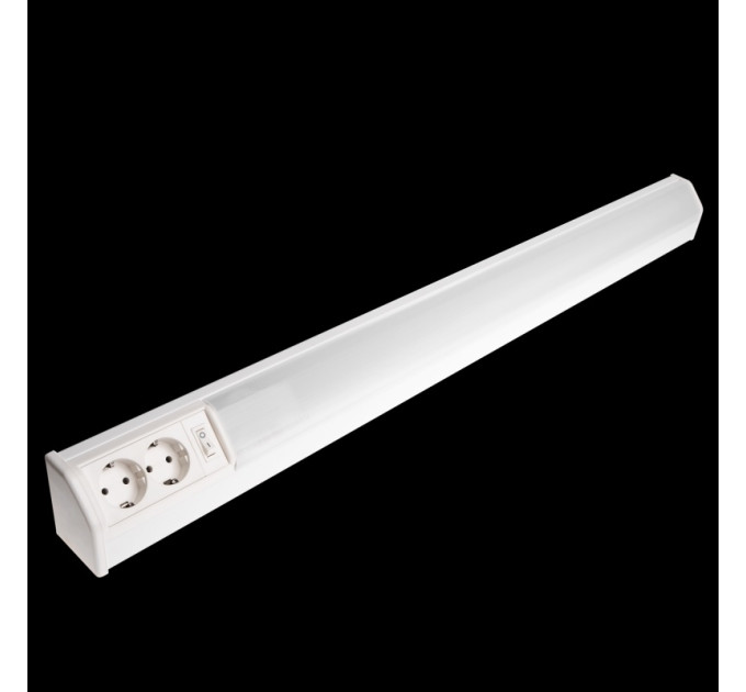 Люминесцентный светильник линейный с розеткой FLF-61/21W LT5/L