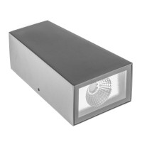 Підсвітка LED фасадна IP65 AL-222/2х3W NW COB BK