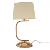Настольная лампа с абажуром прикроватная декоративная невысокая цена BKL-655T/1 E27 FG