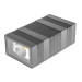 Підсвітка LED фасадна IP65 AL-218/2х3W NW COB BK
