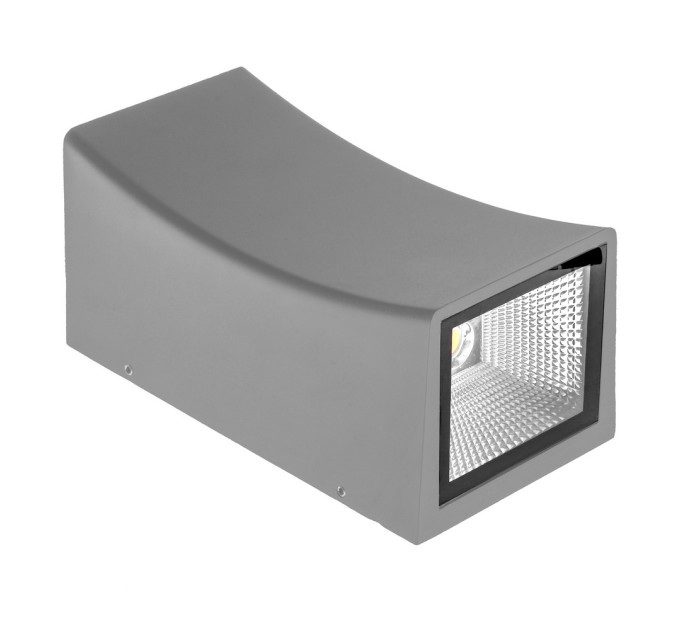 Підсвітка LED фасадна IP65 AL-233/2х5W NW COB GY