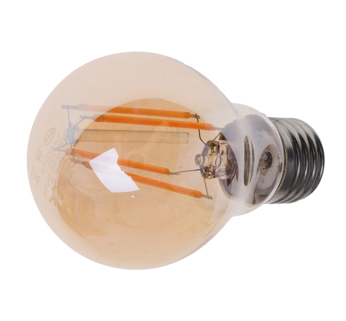 Лампа світлодіодна LED Едісона LED E27 8W WW A60 COG Amber 220V