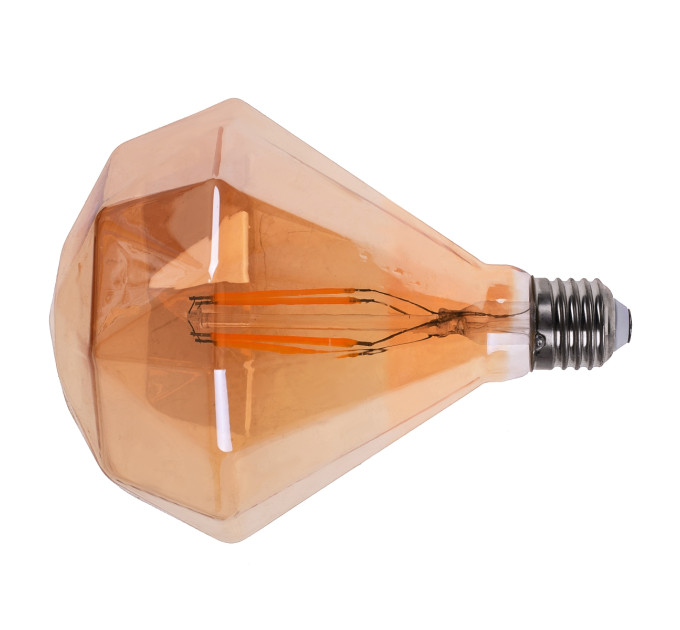Лампа светодиодная LED 8W E27 COG WW PZ125 Amber 220V