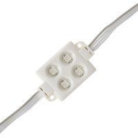 Кольоровий LED модуль на магніті 220V 0.96W SMD 5050 RGB IP65 (BY-015/4)