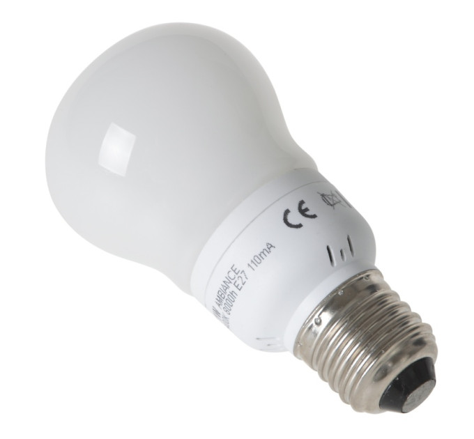 Лампа энергосберегающая 11W E27 CW G-3U Br 220V