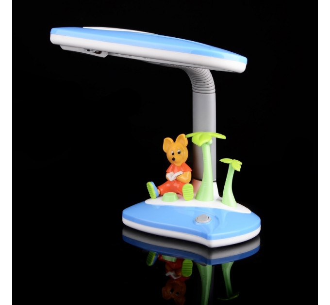 Настільна лампа на гнучкій ніжці для дитячої TP-014 BL