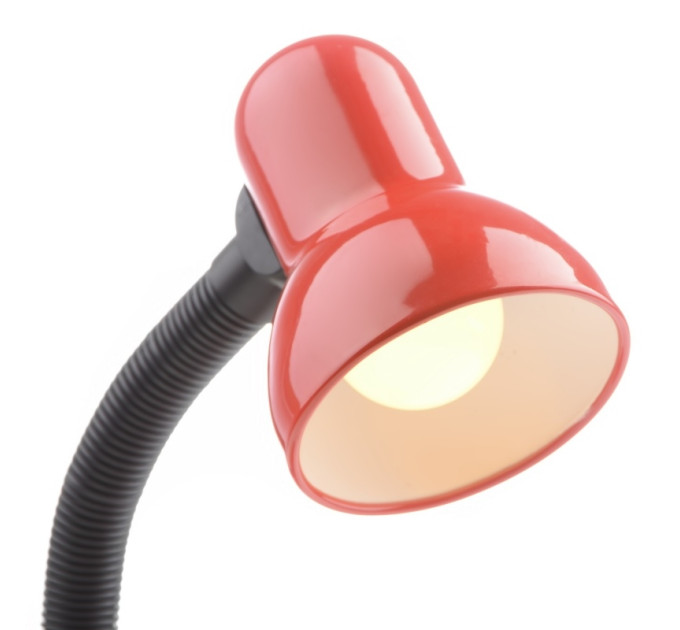 Настільна лампа на гнучкій ніжці для школяра MTL-25 RED