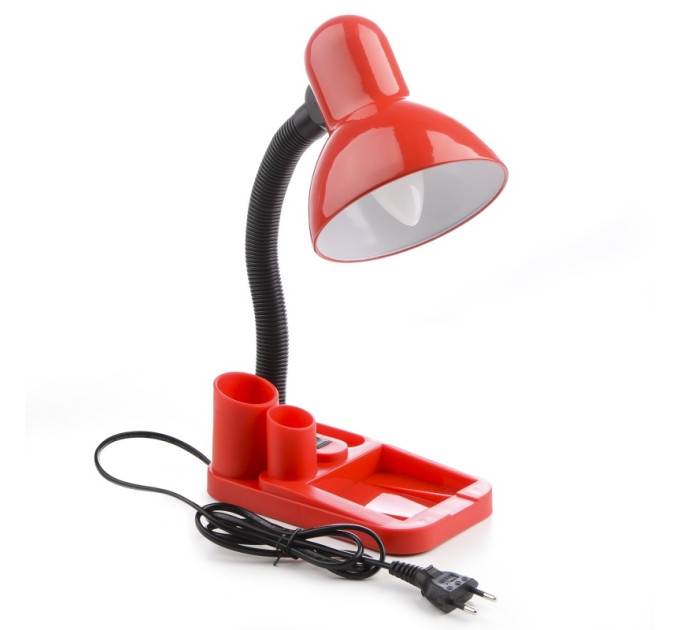 Настільна лампа на гнучкій ніжці офісна MTL-26 RED