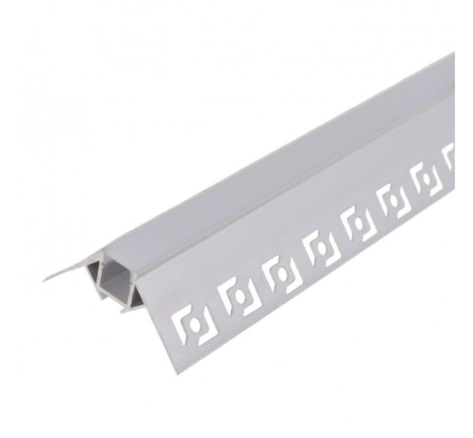 Профіль алюмінієвий кутовий для світлодіодної стрічки BY-062 2м