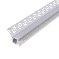 Профиль алюминиевый угловой для светодиодной ленты 1м BY-063