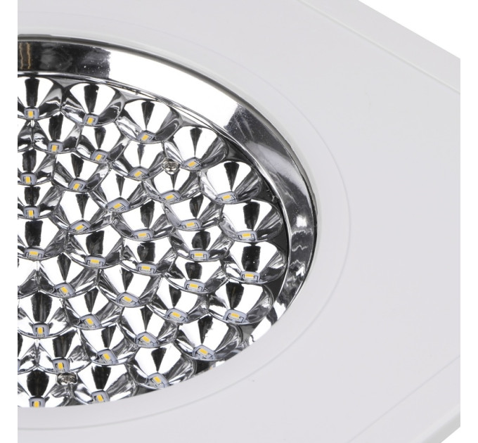 Светильник потолочный накладной светодиодный LED-220/7W 64 pcs WW led