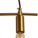 Люстра подвесная лофт для кухни E14 40W BZ (BL-857S/1)