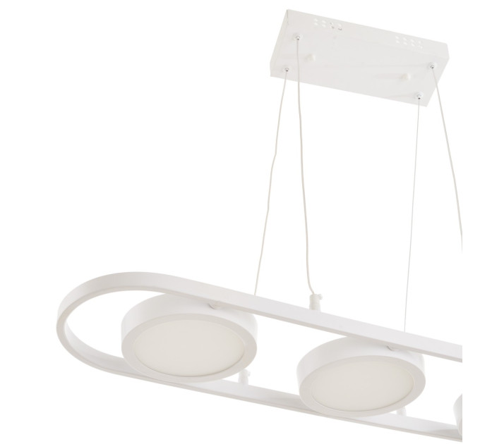 Светильник потолочный подвесной лофт для спальни светодиодный BL-893S/3 NW 33W WH