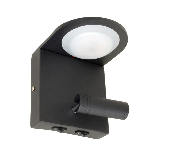 Подсветка направленного света настенная накладная LED лофт AL-532/7W+3W BK