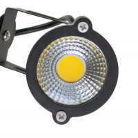 Грунтовый светильник LED 5W WW COB IP65 BK (AS-11)