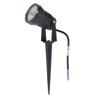 Грунтовый светильник LED 5W RGB COB IP65 BK (AS-12)