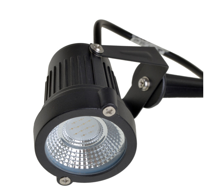 Грунтовий світильник LED 5W RGB COB IP65 BK (AS-12)