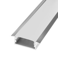 Профиль алюминиевый для светодиодной ленты 1м BY-048