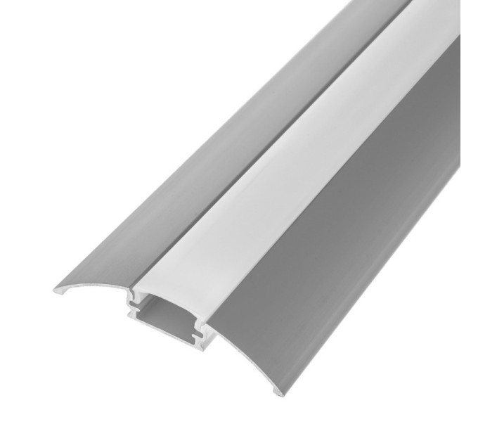 Профиль алюминиевый для светодиодной ленты 1м BY-051