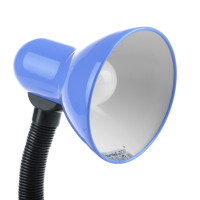 Настольная лампа гибкая детская для офиса для школьника с зажимом на прищепке невысокая цена MTL-01 Blue