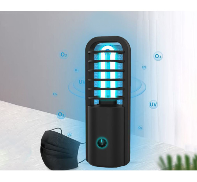 Бактерицидный светильник аккумуляторный FLF-49/2,5W BK USB